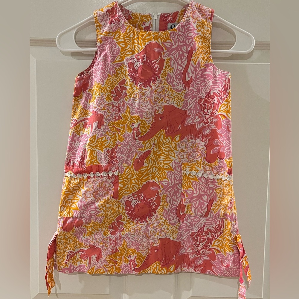 Lilly Pulitzer Girls “Party Animal” Shift Dress